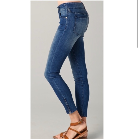 jeans with zippers at ankles